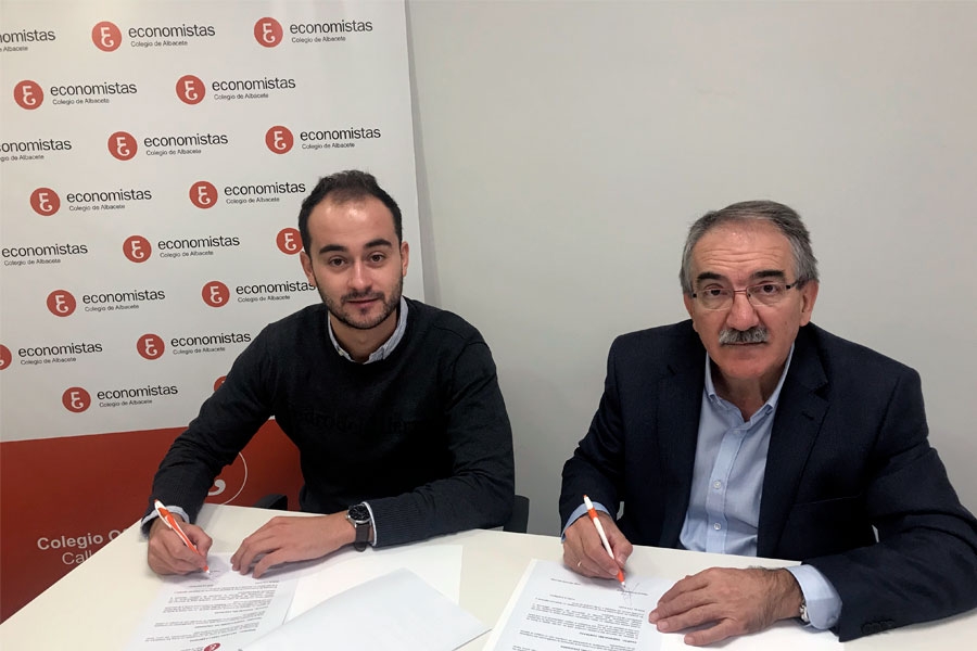 El Colegio de economistas de Albacete y  Jorge Martínez Martínez, Centro de Fisioterapia, firman un acuerdo de colaboración